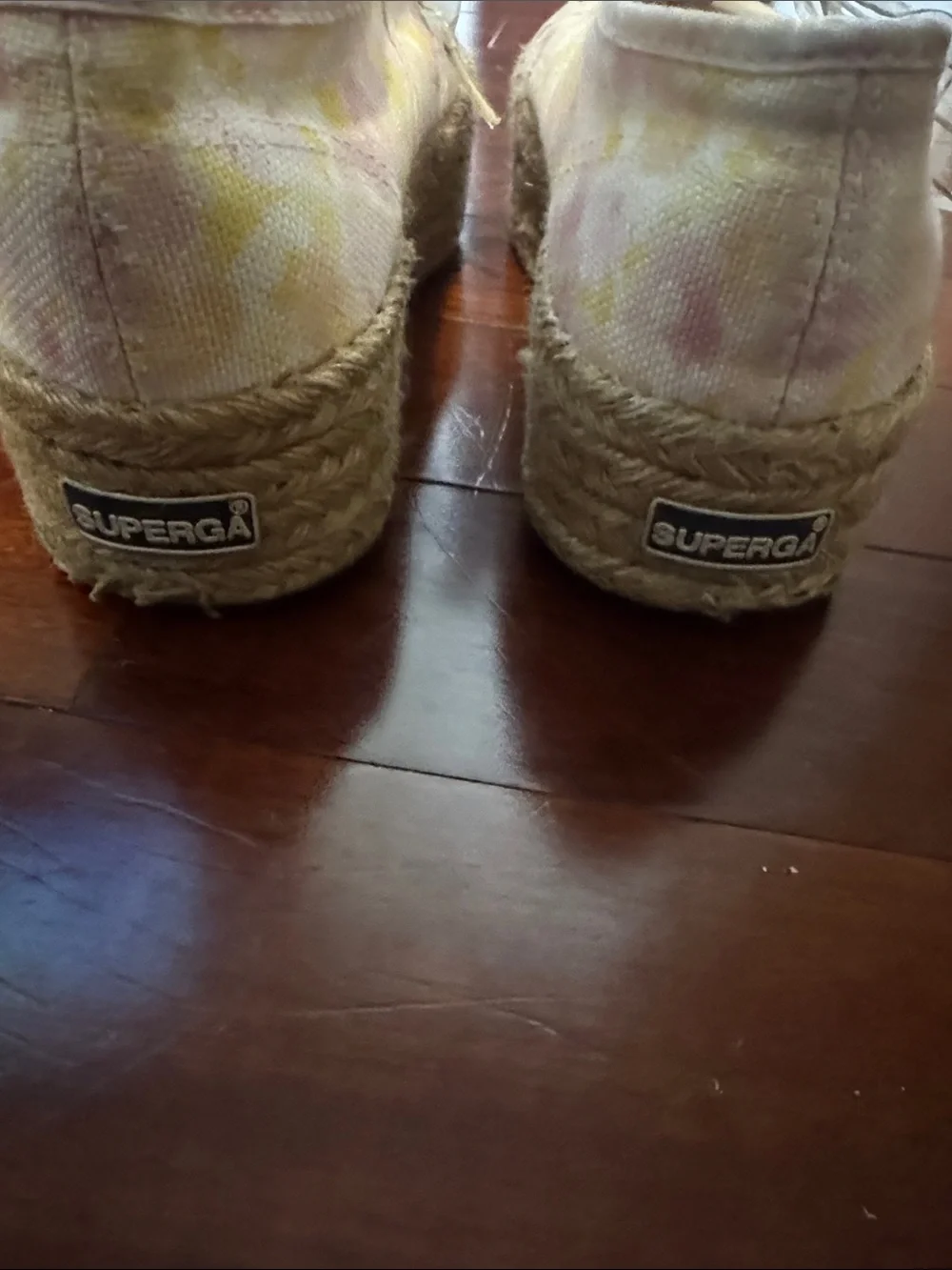 LoveShackFancy x Superga Canvas Espadrille Platform Sneakers 37/7